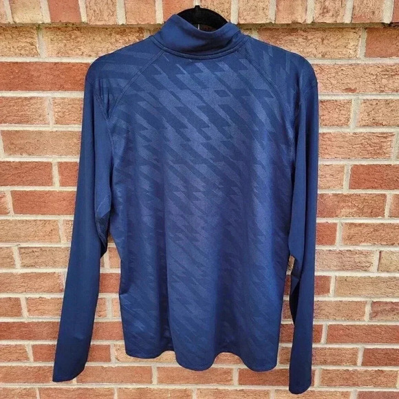 Nike Dri- Fit Pullover 1/4 Zip Men's Size Medium Blue Lightweight - Picture 2 of 11